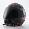 CASCO BLAUER BRAT NEGRO MATE / ROJO