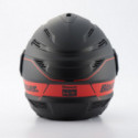 CASCO BLAUER BRAT NEGRO MATE / ROJO