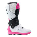 BOTAS SIDI CROSSFIRE 3 SRS NEGRO / BLANCO / ROSA