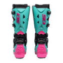 BOTAS SIDI CROSSFIRE 3 SRS NEGRO / VERDE MINT / ROSA