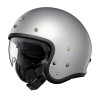 CASCO SHOEI J·O 2 GRIS PLATA MATE