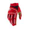 GUANTES 100% AIRMATIC 2 ROJO / NEGRO