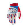 GUANTES 100% AIRMATIC 2 ROJO / BLANCO / AZUL