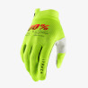 GUANTES 100% iTRACK AMARILLO FLUOR ·
