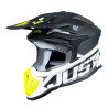 CASCO JUST1 J-18 F HEXA NEGRO / GRIS / AMARILLO FLUOR / BLANCO