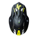 CASCO JUST1 J-18 F HEXA NEGRO / GRIS / AMARILLO FLUOR / BLANCO