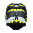 CASCO JUST1 J-22 C FLUO AMARILLO FLUOR / NEGRO