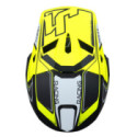 CASCO JUST1 J-22 C FLUO AMARILLO FLUOR / NEGRO