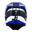 CASCO JUST1 J-22 C FLUO AZUL / NEGRO / BLANCO