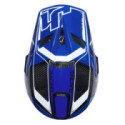 CASCO JUST1 J-22 C FLUO AZUL / NEGRO / BLANCO