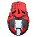 CASCO JUST1 J-22 C FLUO ROJO / BLANCO