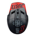 CASCO JUST1 J-22 F FLAGMAN ROJO / TITANIO / NEGRO