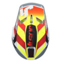 CASCO JUST1 J-22 F FRENETIK AMARILLO FLUOR / ROJO / BLANCO