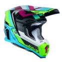 CASCO JUST1 J-22 F FRENETIK NEON FLUO LIMA / NEGRO