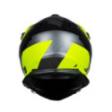 CASCO JUST1 J-34 PRO OUTERSPACE NEGRO / TITANIO / AMARILLO FLUOR
