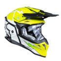 CASCO JUST1 J-39 POSEIDON NEGRO / AMARILLO FLUOR / BLANCO
