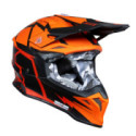 CASCO JUST1 J-39 POSEIDON NARANJA / NEGRO / ROJO