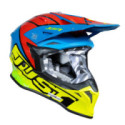CASCO JUST1 J-39 THRUSTER AMARILLO FLUOR / AZUL / ROJO / NEGRO