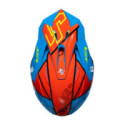 CASCO JUST1 J-39 THRUSTER AMARILLO FLUOR / AZUL / ROJO / NEGRO