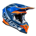CASCO JUST1 J-39 THRUSTER AZUL / NARANJA / BLANCO