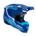 CASCO JUST1 J-40 FLASH BLANCO / AZUL