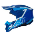 CASCO JUST1 J-40 FLASH BLANCO / AZUL