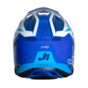 CASCO JUST1 J-40 FLASH BLANCO / AZUL