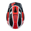 CASCO JUST1 J-40 FLASH BLANCO / ROJO / NEGRO