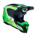 CASCO JUST1 J-40 FLASH BLANCO / VERDE / NEGRO