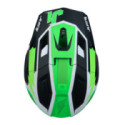 CASCO JUST1 J-40 FLASH BLANCO / VERDE / NEGRO