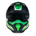 CASCO JUST1 J-40 FLASH BLANCO / VERDE / NEGRO