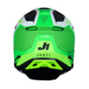 CASCO JUST1 J-40 FLASH BLANCO / VERDE / NEGRO