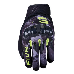 GUANTES FIVE RSX CAMO / AMARILLO FLUOR