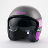 CASCO BLAUER PILOT 4.0 TITANIO MATE / ROSA