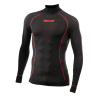 CAMISETA INTERIOR DE MANGA LARGA SIXS WARM CU TS3W NEGRO / ROJO