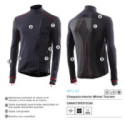 CHAQUETA INTERIOR SIXS WINTER TOURISM WTJ V3 NEGRO / ROJO