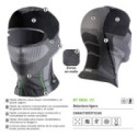 BALACLAVA SIXS LIGHT BT DBXL V2 CARBONO NEGRO