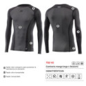 CAMISETA INTERIOR DE MANGA LARGA SIXS 4 SEASONS TS2 V2 CARBONO NEGRO