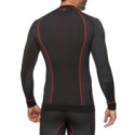 CAMISETA INTERIOR DE MANGA LARGA SIXS WARM CU TS2W NEGRO / ROJO