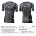 CAMISETA INTERIOR DE MANGA CORTA SIXS LIGHT BT TS1L V2 NEGRO / GRIS
