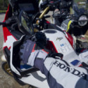 GUANTES FIVE TFX2 EVO WP+ ARENA / MARRON / ROJO