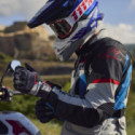 GUANTES FIVE TFX2 EVO WP+ ARENA / MARRON / ROJO