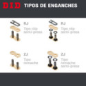 CADENA DID 415S x 136 RB NEGRO
